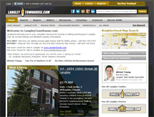 Tablet Screenshot of langleytownhouse.com